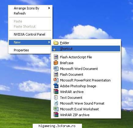 Short Inchide Pc in 5 sec - 1. Se face click dreapta pe o iconita de pe - Hacking � and Softwarz